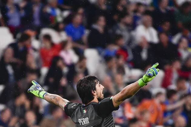 Photo LaPresse - Marco Alpozzi June 4, 2018 Turin ( Italy ) Italy vs Netherlands - friendly match - Allianz Arena Stadium of Turin. in the pic: Mattia Perin (Italy)  Copyright: xLaPresse MarcoxAlpozzix