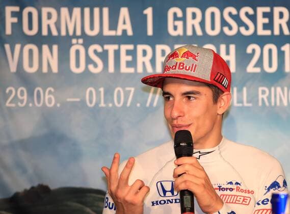 FORMULA 1 - Marc Marquez SPIELBERG,AUSTRIA,05.JUN.18 - MOTORSPORTS, FORMULA 1 - Red Bull Ring, Marc Marquez, press conference PK Pressekonferenz Image shows Marc Marquez (ESP). GEPAxpictures xMarioxBuehner
