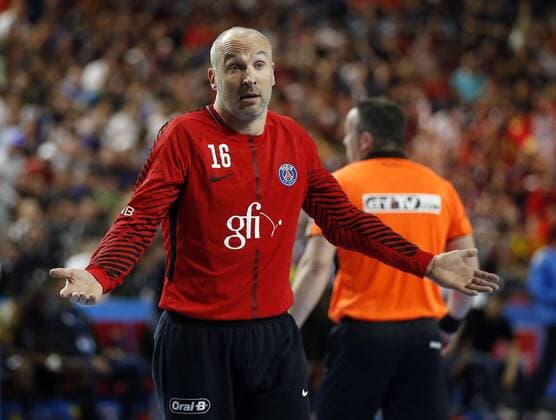 Handball,Velux EHF Final 4 Finale, am 26.05.2018 in der Lanxess-Arena in Köln Deutschland Torwart Thierry OMEYER (PSG)