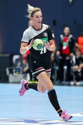 Angie Gescke (GER) waehrend dem Laenderspiel der Handball Frauen zwischen Deutschland und Polen am 06.06.18 in der Olympiahalle Muenchen. Testspiel, Handball Frauen Deutschland - Polen Muenchen Copyright: xEIBNER MarcelxEngelbrechtx EP_MET