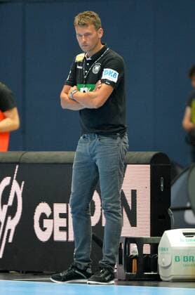 Bilder des Tages - SPORT 06.06.2018, xemx, Handball Testspiel, Deutschland - Norwegen, emspor, Bundestrainer Christian Prokop (Deutschland) Muenchen