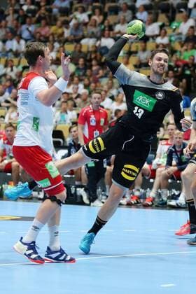 Hendrik Pekeler (GER) waehrend dem Laenderspiel der Handball Maenner zwischen Deutschland und Norwegen am 06.06.18 in der Olympiahalle Muenchen. Testspiel, Handball Maenner Deutschland - Norwegen Muenchen Copyright: xEIBNER MarcelxEngelbrechtx EP_MET