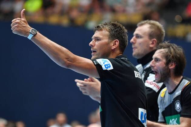 Christian PROKOP ,Bundestrainer,Trainer (GER), Gestik,thumb up, Handball Laenderspiel der Maenner Deutschland (GER)-Norwegen (NOR) 25-30. am 06.06.2018 Olympiahalle in Muenchen.