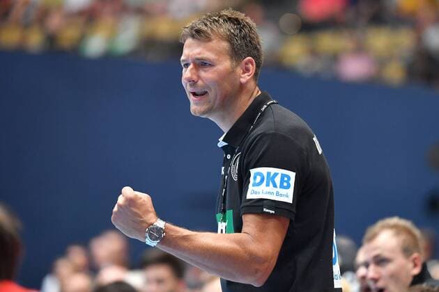 Christian PROKOP ,Bundestrainer,Trainer (GER), Gestik, ballt die Faust, Einzelbild,angeschnittenes Einzelmotiv,Halbfigur,halbe Figur Handball Laenderspiel der Maenner Deutschland (GER)-Norwegen (NOR) 25-30. am 06.06.2018 Olympiahalle in Muenchen.