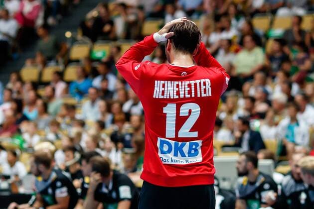 Muenchen, Deutschland, 06.06.2018, Handball Laenderspiel der Maenner, Deutschland - Norwegen, Torwart Silvio Heinevetter (GER) gestikuliert, gestik ( DeFodi507