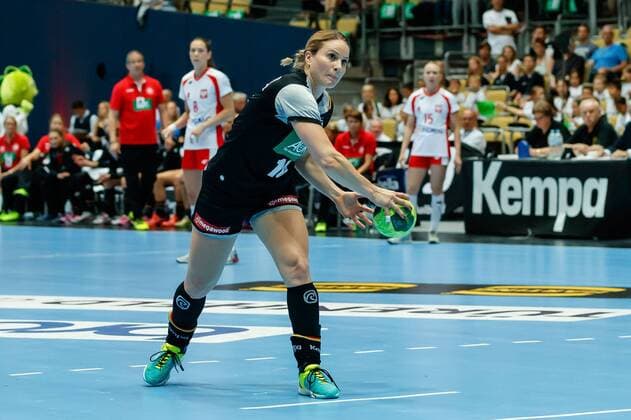 Muenchen, Deutschland, 06.06.2018, Handball Laenderspiel der Frauen, Deutschland - Polen, Anna Loerper (GER) in Aktion ( DeFodi507