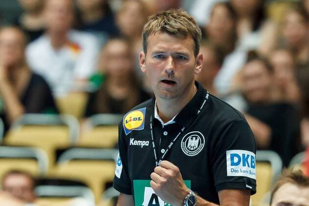 Muenchen, Deutschland, 06.06.2018, Handball Laenderspiel der Maenner, Deutschland - Norwegen, Bundestrainer Christian Prokop (GER) gestikuliert, gestik ( DeFodi507