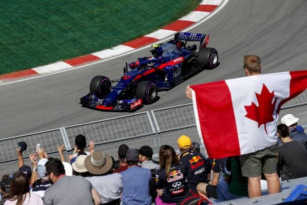 Motorsports: FIA Formula One World Championship WM Weltmeisterschaft 2018, Grand Prix of Canada , 10 Pierre Gasly (FRA Toro Rosso Ferrari) Montreal Canada