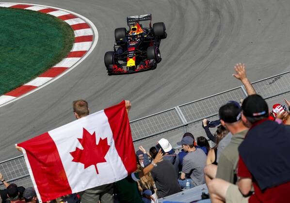 Motorsports: FIA Formula One World Championship WM Weltmeisterschaft 2018, Grand Prix of Canada 3 Daniel Ricciardo (AUS, Red Bull Racing), Montreal Canada