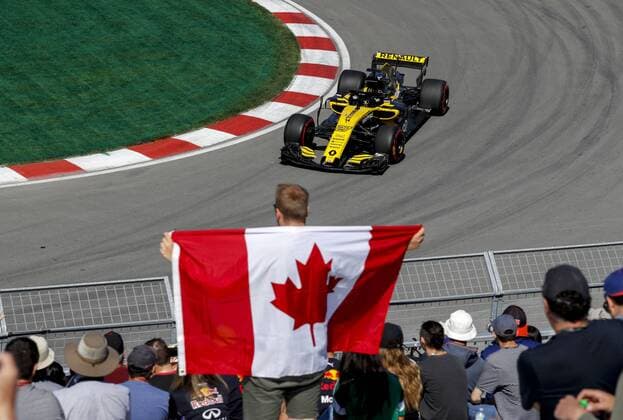 Motorsports: FIA Formula One World Championship WM Weltmeisterschaft 2018, Grand Prix of Canada 27 Nico Hülkenberg (Renault F1 Team), Montreal Canada
