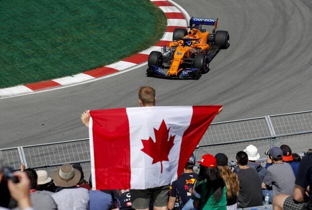 Motorsports: FIA Formula One World Championship WM Weltmeisterschaft 2018, Grand Prix of Canada 14 Fernando Alonso (ESP, McLaren-Renault), Montreal Canada