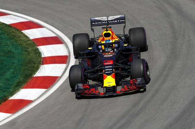 Motorsports: FIA Formula One World Championship WM Weltmeisterschaft 2018, Grand Prix of Canada 3 Daniel Ricciardo (AUS, Red Bull Racing), Montreal Canada
