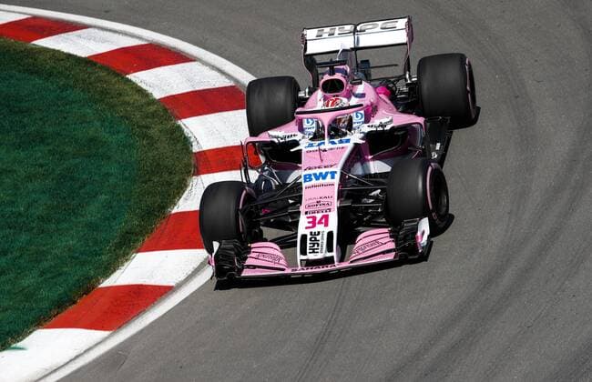 Motorsports: FIA Formula One World Championship WM Weltmeisterschaft 2018, Grand Prix of Canada Nicholas Latifi, Force India VJM11 Mercedes. Montreal Canada