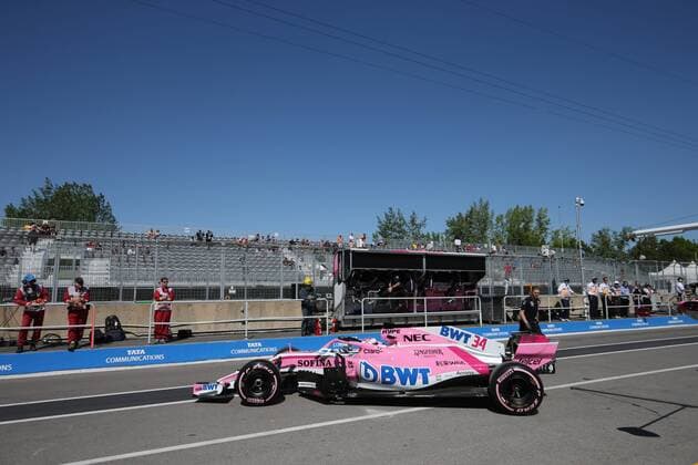 Photo4 LaPresse 08 06 2018 Montreal, Canada Grand Prix Formula One Canada 2018 In the pic: Free Practice 1, Esteban Ocon (FRA) Sahara Force India F1 VJM11  Copyright: xPhoto4 LaPressex