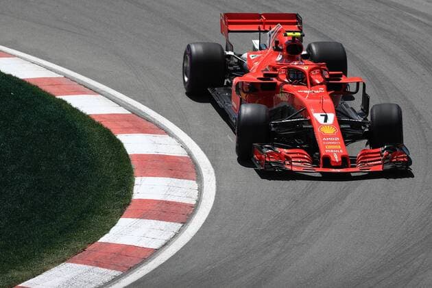 8th June 2018, Circuit Gilles-Villeneuve, Montreal, Canada; Canadian Formula One Grand Prix, Friday free practice; Scuderia Ferrari, Kimi Raikkonen  ActionPlus12034274 Octane