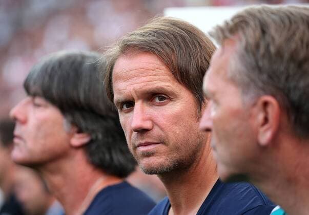 BAU 08.06.2018 Leverkusen Fußball Länderspiel Deutschland vs. Saudi-Arabien, v.l. Trainer Joachim Löw, Assistenztrainer Thomas Schneider (GER)