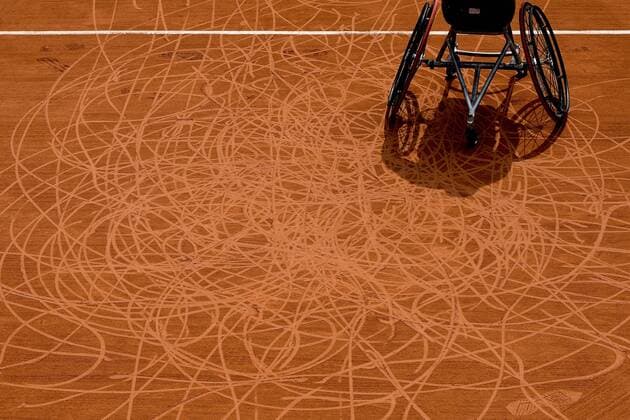 Illustration TENNIS : Internationaux de France de Roland Garros 2018 - Finale Double Hommes Fauteuil - Paris - 09 06 2018 JBAutissier Panoramic 