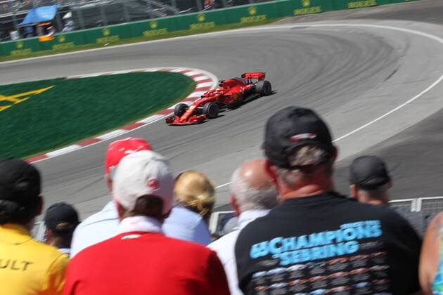 Photo4 LaPresse 09 06 2018 Montreal, Canada Grand Prix Formula One Canada 2018 In the pic: free practice 3, Sebastian Vettel (GER) Scuderia Ferrari SF71H  Copyright: xPhoto4 LaPressex