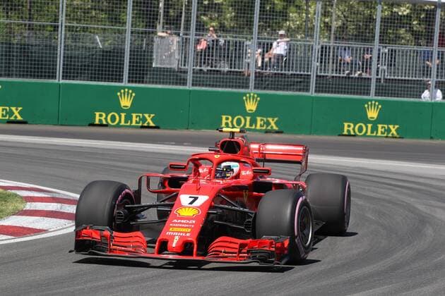 Photo4 LaPresse 09 06 2018 Montreal, Canada Grand Prix Formula One Canada 2018 In the pic: free practice 3, Kimi Raikkonen (FIN) Scuderia Ferrari SF71H  Copyright: xPhoto4 LaPressex