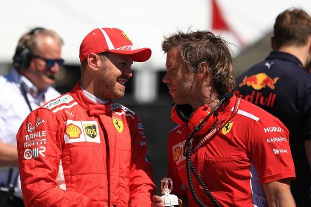 9th June 2018, Circuit Gilles-Villeneuve, Montreal, Canada; Canadian Formula One Grand Prix, qualification; Scuderia Ferrari, Sebastian Vettel takes pole  ActionPlus12035021 Octane