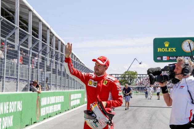 Motorsports: FIA Formula One World Championship WM Weltmeisterschaft 2018, Grand Prix of Canada , 5 Sebastian Vettel (GER, Scuderia Ferrari) Montreal Canada