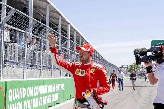 Motorsports: FIA Formula One World Championship WM Weltmeisterschaft 2018, Grand Prix of Canada , 5 Sebastian Vettel (GER, Scuderia Ferrari) Montreal Canada