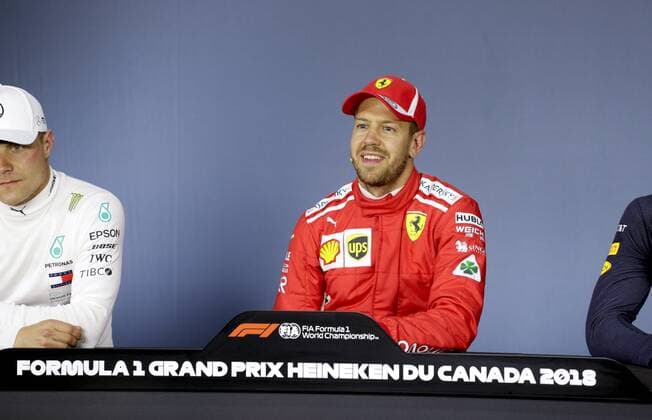 Motorsports: FIA Formula One World Championship WM Weltmeisterschaft 2018, Grand Prix of Canada , 5 Sebastian Vettel (GER, Scuderia Ferrari) Montreal Canada