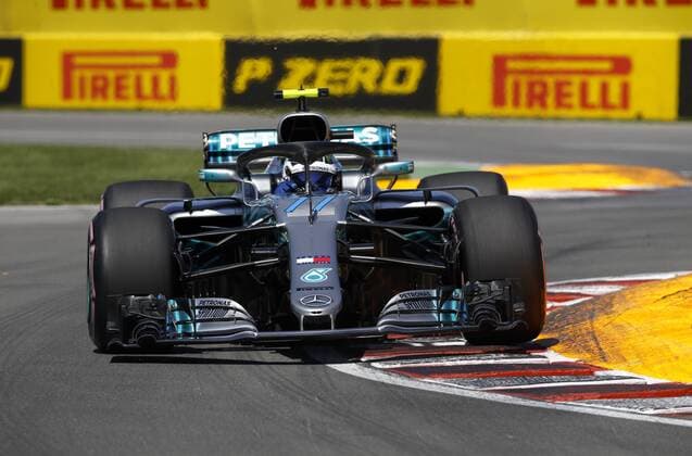 Motorsports: FIA Formula One World Championship WM Weltmeisterschaft 2018, Grand Prix of Canada 77 Valtteri Bottas (FIN, Mercedes AMG Petronas), Montreal Canada