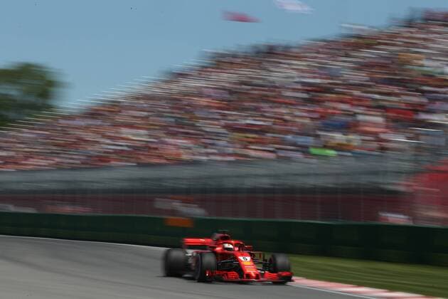 Photo4 LaPresse 09 06 2018 Montreal, Canada Grand Prix Formula One Canada 2018 In the pic: Free practice 3, Sebastian Vettel (GER) Scuderia Ferrari SF71H  Copyright: xPhoto4 LaPressex