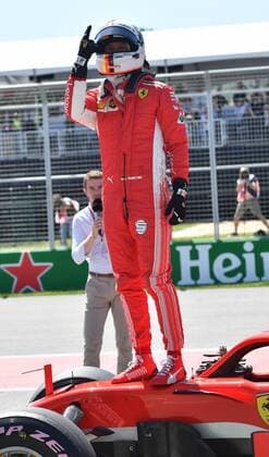 Sebastian Vettel, Scuderia Ferrari, formula 1 GP, Kanada in Montreal, 09.06.2018 Photo:mspb Jerry Andre Sebastian Vettel, formula 1 GP, Kanada 2018