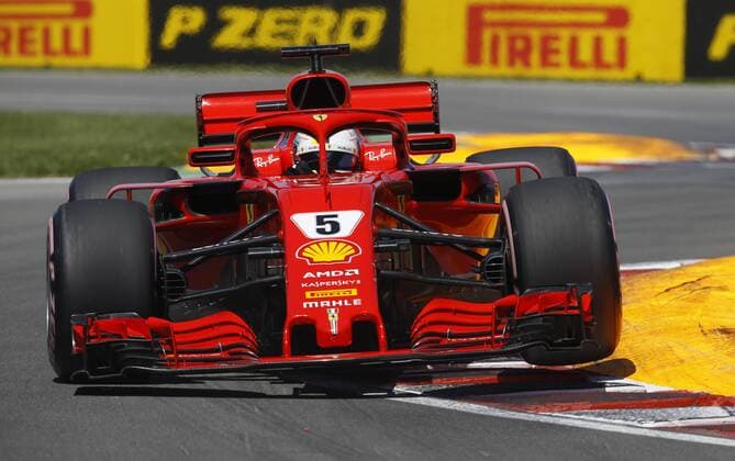 Motorsports: FIA Formula One World Championship WM Weltmeisterschaft 2018, Grand Prix of Canada , 5 Sebastian Vettel (GER, Scuderia Ferrari) Montreal Canada