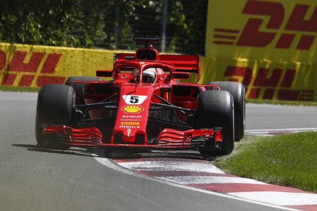 Motorsports: FIA Formula One World Championship WM Weltmeisterschaft 2018, Grand Prix of Canada , 5 Sebastian Vettel (GER, Scuderia Ferrari) Montreal Canada