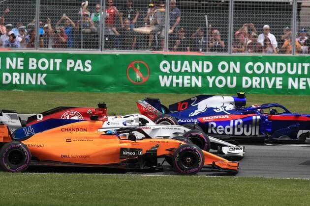 10th June 2018, Circuit Gilles-Villeneuve, Montreal, Canada; Canadian Formula One Grand Prix, race day; McLaren, Fernando Alonso  ActionPlus12035542 Octane