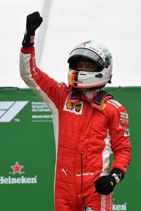 Bilder des Tages - SPORT Sebastian Vettel, Scuderia Ferrari, formula 1 GP, Kanada in Montreal, 10.06.2018 Photo:mspb Jerry Andre Sebastian Vettel, formula 1 GP, Kanada 2018