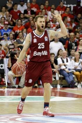 Anton GAVEL ( 25, FCB). Basketball, FC Bayern (FCB) - ALBA Berlin (B), Bundesliga, Playoff, Saison 2017 2018, Finale, 3.Spiel, am 10.06.2018 in Muenchen A U D I D O M E Deutschland.
