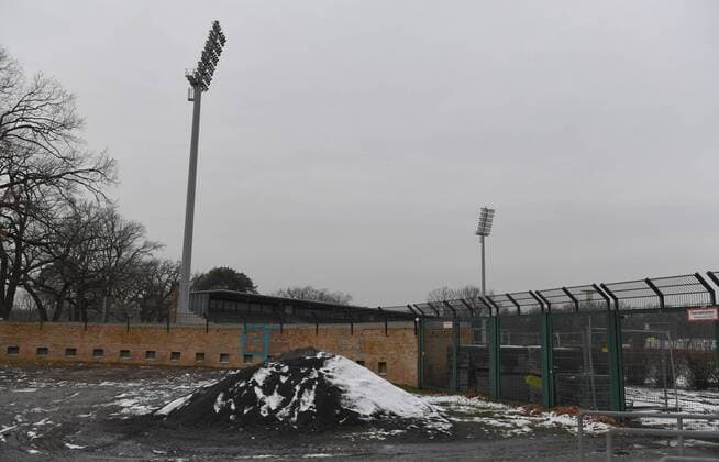 Fussball, Herren, Saison 2017 2018, NOFV-Oberliga Nord, Tennis Borussia, Kassen am Gästeblock im Mommsenstadion (TeBe, Tennis Borussia), 11.12. 2017 2017, Copyright: xMatthiasxKochx