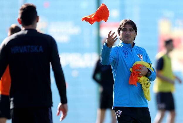 Training of Croatian Football team 12.06.2018., Russia, Roscino - World Cup in Russia 2018 Training of Croatian Football team at Arena Roscino. Zlatko Dalic  IgorxKralj PIXSELL