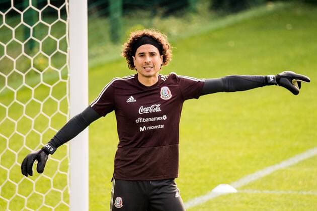 180612 Goalkeeper Guillermo Ochoa of Mexico during a training session ahead of the 2018 FIFA World Cup WM Weltmeisterschaft Fussball on June 12, 2018 in Moscow. Photo: Petter Arvidson BILDBYRN kod PA 92060 Copyright: PETTERxARVIDSON BB180612PA044