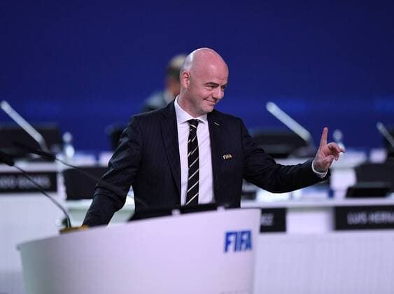 Fussball International FIFA Kongress 2018 in Moskau 13.06.3018 FIFA Praesident Gianni Infantino (Schweiz)