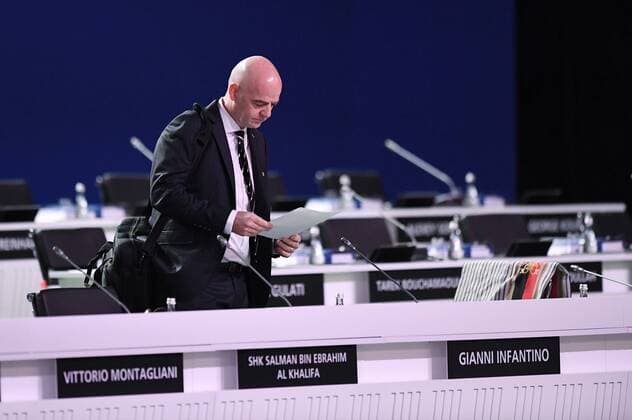 Fussball International FIFA Kongress 2018 in Moskau 13.06.3018 FIFA Praesident Gianni Infantino (Schweiz)