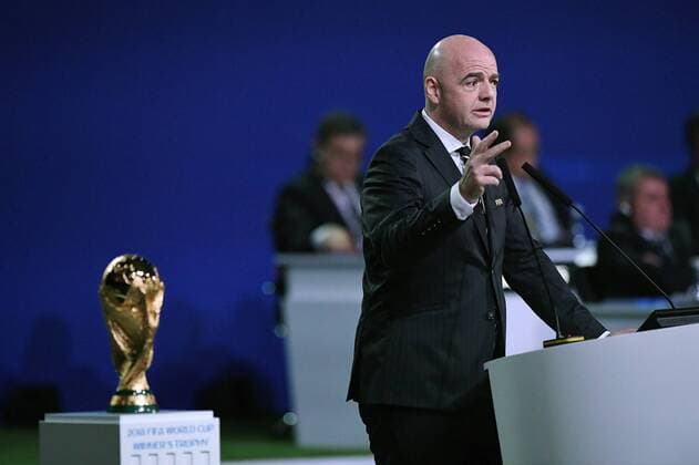 Fussball International FIFA Kongress 2018 in Moskau 13.06.3018 FIFA Praesident Gianni Infantino (Schweiz)