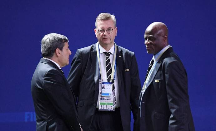 Fussball International FIFA Kongress 2018 in Moskau 13.06.3018 DFB Praesident Reinhard Grindel (Deutschland)