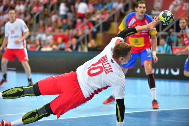 2018.06.13 Kalisz Pilka Reczna Mecz Towarzyski Polska - Hiszpania N z Patryk Walczak Foto Pawel Andrachiewicz PressFocus NEWSPIX.PL 2018.06.13 Kalisz Handball Friendly Game Poland - Spain Patryk Walczak Credit: Pawel Andrachiewicz PressFocus --- Newspix.pl  20180613_PF_PA009