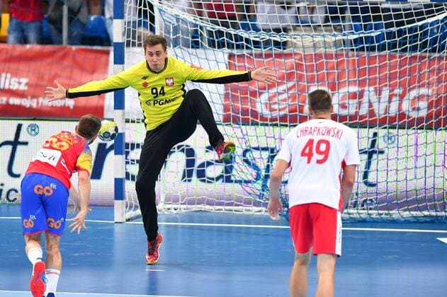 2018.06.13 Kalisz Pilka Reczna Mecz Towarzyski Polska - Hiszpania N z Adam Morawski Foto Pawel Andrachiewicz PressFocus NEWSPIX.PL 2018.06.13 Kalisz Handball Friendly Game Poland - Spain Adam Morawski Credit: Pawel Andrachiewicz PressFocus --- Newspix.pl  20180613_PF_PA025