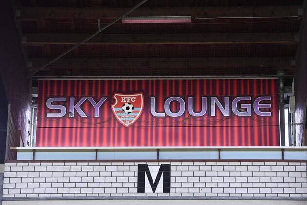 Fußball Grotenburg-Stadion am 11.06.2018 in Krefeld Das Grotenburg-Stadion, ehemals als Grotenburg-Kampfbahn bekannt, ist ein Fußballstadion im Krefelder Stadtteil Bockum. Es beheimatet seit 1971 den Fußballverein KFC Uerdingen.
