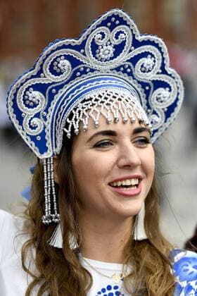WM 2018, Fans Illustration shows people, mostly soccer fans pictured in the city centre of Moscow, Russia, before the start of the FIFA World Cup WM Weltmeisterschaft Fussball 2018 tonight, Thursday 14 June 2018. DIRKxWAEM  x05363570x