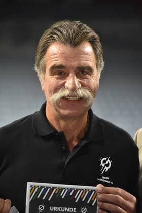 Heiner Brand , Botschafter der Handball WM 2019 am 15.06.2018 in Köln bei der Vorstellung des Handball WM Botschafter. Die Handball WM 2019 findet vom 10. - 27. Januar 2019 unter anderem auch in der Lanxess Arena in Köln statt.