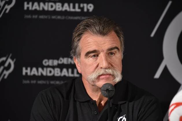 Heiner Brand , Botschafter der Handball WM 2019 am 15.06.2018 in Köln bei der Vorstellung des Handball WM Botschafter. Die Handball WM 2019 findet vom 10. - 27. Januar 2019 unter anderem auch in der Lanxess Arena in Köln statt.