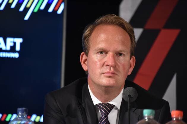 Stefan Löcher, Geschäftsführer der Lanxess Arena am 15.06.2018 in Köln bei der Vorstellung des Handball WM Botschafter. Die Handball WM 2019 findet vom 10. - 27. Januar 2019 unter anderem auch in der Lanxess Arena in Köln statt.