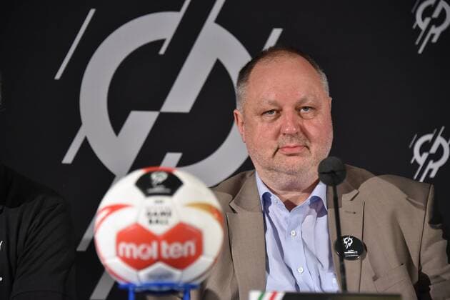Andreas Michelmann, DHB Präsident am 15.06.2018 in Köln bei der Vorstellung des Handball WM Botschafter. Die Handball WM 2019 findet vom 10. - 27. Januar 2019 unter anderem auch in der Lanxess Arena in Köln statt.